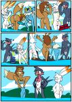 3_fingers 3_toes 4_fingers amphibian anthro avian balls beak big_breasts big_butt birbpan blue_balls blue_body blue_penis blush blush_face blush_lines breasts brown_body brown_fur butt butt_slap canid canine carrying_another comic eevee english_text exhibitionism eyes_closed feet female fingers flaccid froakie frog fur generation_1_pokemon generation_3_pokemon generation_6_pokemon generation_8_pokemon genitals group hi_res humiliation lagomorph male male/female male/male mammal nintendo nipples nude nude_anthro nude_female nude_male penis penis_size_difference pink_nipples pokemon pokemon_(species) pokemorph scorbunny skinny_dipping slap slim slim_anthro slim_female slim_male smack smacking smacking_ass small_penis smile spanked_butt spanking taillow text toes vulva water white_balls white_body white_fur white_penis yellow_beak