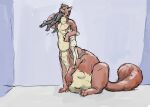 2012 anthro anthro_prey black_body black_fur black_tail brown_body brown_fur brown_hair buckteeth colored eyes_closed feet felid feline forced fur genitals group guide_lines hair hand_on_belly head_first holding_another jeri_kleinlowe larger long_tail male male/male male_taur mammal mammal_taur mouse multiple_prey murid murine navel nude_pred nude_prey nude_taur open_mouth oral_vore pale_skin partially_inside penis red_body red_fur rodent rodent_taur sciurid sciurid_taur simple_background sitting size_difference squirrel_tail struggling struggling_prey tail tan_body tan_fur taur taur_pred teeth tree_squirrel tree_squirrel_taur trio unwilling_pred vore willing_prey
