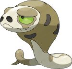  animal_focus artist_request closed_mouth full_body green_eyes no_humans nostrils official_art pokemon pokemon_(creature) pokemon_focus pokemon_swsh silicobra snake solo third-party_source transparent_background 