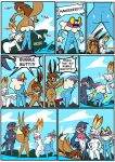 3_fingers 3_toes 4_fingers amphibian anthro assisted_exposure avian balls big_breasts big_butt birbpan bisexual blue_balls blue_body blue_penis blush blush_face blush_lines breasts brown_body brown_fur brown_hair butt butt_slap canid canine clothing comic dialogue eevee embarrassed english_text exhibitionism facesitting feet female fingers flaccid froakie frog fur generation_1_pokemon generation_3_pokemon generation_6_pokemon generation_8_pokemon genitals group hair hi_res humiliation lagomorph lake male male/female male/male mammal nintendo nipples nude nude_anthro nude_female nude_male penis penis_size_difference pink_nipples plantigrade pokemon pokemon_(species) pokemorph red_nipples scorbunny sitting_on_another skinny_dipping slap slim slim_anthro slim_female slim_male smack smacking smacking_ass small_penis smile spanked_butt spanking standing swimming_trunks swimwear taillow text toes undressing vulva water white_balls white_body white_fur white_penis