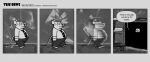 2025 anthro barnem biped bottomwear clothing comic dialogue english_text hi_res male mammal murid murine necktie overweight overweight_male pants rat rodent shirt solo text topwear walking