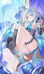  1girl :p absurdres asymmetrical_footwear barefoot bishop_(chess) blue_dress blue_eyes blue_hair breasts breasts_out censored cerydra_(honkai:_star_rail) chess_piece chinese_commentary commentary_request crown dress feet foot_focus hair_intakes highres holding holding_chess_piece honkai:_star_rail honkai_(series) jndfh king_(chess) large_variant_set long_hair looking_at_viewer mini_crown mosaic_censoring nipples open_mouth parted_lips pawn_(chess) pussy rook_(chess) single_thighhigh sitting_on_throne small_breasts soles solo thigh_strap thighhighs thighs toes tongue tongue_out uneven_footwear variant_set wings 