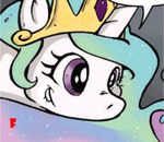  :^d andypriceart animated equine female friendship_is_magic fuck_you horn insult mammal my_little_pony princess princess_celestia_(mlp) royalty swearing winged_unicorn wings 