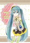  aqua_eyes aqua_hair bad_id bad_pixiv_id bow hair_ornament hatsune_miku long_hair project_diva_(series) project_diva_f short_sleeves skirt smile solo twinkledust twintails very_long_hair vocaloid weekender_girl_(vocaloid) 