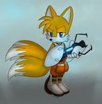  ashpd blue_eyes canine clothing fox fur looking_at_viewer mammal miles_prower multiple_tails portal portal_(series) sega sonic_(series) valve yellow_fur 