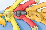  anal_penetration animal_genitalia balls big_macintosh_(mlp) black_penis braeburn_(mlp) caramel_(mlp) equine erection faceless_male fearingfun feral friendship_is_magic from_behind gay horse horsecock incest male mammal my_little_pony nude penetration penis pony sex train train_position 