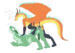 anal anal_penetration claws clothing dialogue dragon duo english_text female female_pegging_male female_penetrating female_penetrating_male feral footwear frill_(anatomy) genitals hi_res horn litledragon male male/female male_penetrated mythological_creature mythological_scalie mythology object_in_ass pegging penetration penis peril_(wof) scalie seawing_(wof) sex sex_toy sex_toy_in_ass sex_toy_insertion simple_background skywing_(wof) strapon tail text toying_partner turtle_(wof) white_background wings wings_of_fire