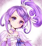  arm_warmers choker cure_sword curly_hair dokidoki!_precure earrings hair_ornament hairpin heart highres inushi jewelry kenzaki_makoto magical_girl ponytail precure purple purple_choker purple_eyes purple_hair serious short_hair solo spade_(shape) spade_hair_ornament velia 