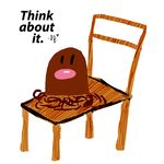  &lt;3 chair diglett diglett_on_a_chair dirt english_text humor nintendo plain_background pok&eacute;mon text thesunbird video_games what what_has_science_done white_background 