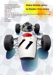 2025 artist_name car checkered_background commentary_request copyright_notice english_text formula_one formula_racer highres honda honda_ra272 motor_vehicle nimbus_goldbrum no_humans race_vehicle racecar red_circle shadow stats vehicle_focus white_car 