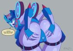2025 2d_animation 5_fingers animated anus bent_over big_butt biped black_text blue_body blue_eyes butt butt_grab chromia cybertronian dialogue empty_eyes english_text female female_humanoid fingers gaping gaping_vagina genitals grey_background grey_body hand_on_butt hasbro head_turned hi_res humanoid humanoid_genitalia humanoid_vulva lips looking_at_viewer looking_back looking_back_at_viewer machine multicolored_body not_furry planz34 presenting presenting_vulva purple_anus purple_body purple_lips purple_vulva rear_view red_body robot robot_humanoid signature simple_background solo speech_bubble spread_butt spreading takara_tomy talking_to_viewer teeth text transformers vulva white_text