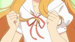  16:9 animated animated_gif approximated_aspect_ratio azuki_azusa blonde_hair bow hentai_ouji_to_warawanai_neko hentai_ouji_to_warawanai_neko. loop 