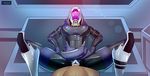  breasts clothed_sex clothing female first_person_view lying male mass_effect missionary_position on_back penis pussy pussy_juice quarian sex spread_legs spreading straight tali&#039;zorah_nar_rayya tali'zorah_nar_rayya teqa 