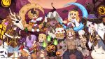 4boys 6+girls :3 abs animal_on_head animal_skull arch_mage_(ragnarok_online) bat_(animal) black_cat black_gloves black_shirt blonde_hair blood blood_on_clothes bloody_murderer blue_moon_loli_ruri blue_socks boots bow bowtie braid brown_capelet brown_eyes brown_hair brown_pants brown_sash bug cake candy capelet cat cat_on_head celine_kimi chain chef_hat chibi chibi_only closed_eyes closed_mouth copyright_notice dress eye_print fake_halo fingerless_gloves fire food full_moon fur-trimmed_capelet fur_trim garlic garling_(ragnarok_online) ghost gloves gold_trim green_eyes green_fire grey_dress hair_bow hair_over_one_eye halloween halloween_bucket halo hat highres holding holding_mask holding_staff house jack-o'-lantern jack-o'-lantern_head jakk_(ragnarok_online) logo loli_ruri long_hair long_sleeves looking_at_viewer lude_(ragnarok_online) marionette mask masked moon multiple_boys multiple_girls muscular muscular_male official_art official_wallpaper on_crescent on_head open_mouth orange_eyes pants pointy_ears priest_(ragnarok_online) pumpkin puppet purple_dress purple_eyes purple_hair purple_sky ragnarok_online red_bow red_bowtie red_eyes red_socks rurushe_(ragnarok_online) sheet_ghost shirt sitting skull_on_head sky smile socks soul_ascetic_(ragnarok_online) spider spiding spirit_handler_(ragnarok_online) squash_(ragnarok_online) staff standing star_(symbol) star_print striped_clothes striped_socks stuffed_animal stuffed_toy teddy_bear teddy_bear_(ragnarok_online) twin_braids whisper_(ragnarok_online) white_boots white_hair white_shirt witch_hat wrapped_candy yuichirou 
