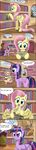  arthropod blue_eyes book comic cowboy_hat cutie_mark dialog english_text equine female feral fluffy_the_bringer_of_darkness fluttershy_(mlp) friendship_is_magic fur hair hat horn insect inside lagomorph mammal moth my_little_pony otakuap pegasus pink_hair purple_eyes purple_fur rabbit sky text twilight_sparkle_(mlp) two_tone_hair watership_down window winged_unicorn wings wood yellow_fur 