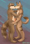  balls bastianwolf duo erection feline frottage gay humanoid_penis lynx male mammal nude penis raccoon scar tongue 