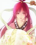  bad_id bad_pixiv_id chinese_clothes hair_down hair_ornament hair_stick hanfu kanameyura long_hair magi_the_labyrinth_of_magic red_eyes red_hair ren_kougyoku sleeves_past_wrists wide_sleeves 