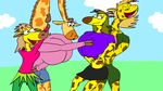  breast_expansion breasts female giraffe huge_breasts ingrid_giraffe mammal my_gym_partner&#039;s_a_monkey my_gym_partner's_a_monkey 