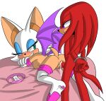 angelofhapiness anthro anus armwear bat bdsm bed blush bodily_fluids boots bound breasts butt clothing cuff_(restraint) cum cum_from_vagina cum_in_vagina cum_inside cumshot digital_media_(artwork) dominant dominant_female duo echidna ejaculation elbow_gloves erection eulipotyphlan female female_penetrated footwear from_behind_position from_front_position fur furniture genital_fluids genitals gloves hair handcuffed handcuffs hands_tied_behind_back handwear humanoid_genitalia knuckles_the_echidna looking_back lying male male/female male_penetrating mammal membrane_(anatomy) membranous_wings metal_cuffs monotreme narrowed_eyes nude on_bed on_front on_model one_eye_closed orgasm panties panties_removed penetration penile penile_penetration penis restraints rouge_the_bat sega sex shoes simple_background smile sonic_the_hedgehog_(series) spread_legs spreading standing standing_sex submissive submissive_male tail underwear vaginal vaginal_penetration vulva wings wink