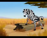  anus cub disney equine feline gay lion male penetration simba the_lion_king young zebra 
