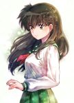  fukusuke higurashi_kagome inuyasha seifuku tagme 