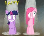  animated blue_eyes duo english_text equine female feral friendship_is_magic fur grin hair horn horse insane mammal my_little_pony parody pink_fur pink_hair pinkamena_(mlp) pinkie_pie_(mlp) pony purple_eyes purple_hair ren_and_stimpy schizopie text twilight_sparkle_(mlp) two_tone_hair unicorn 