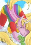  adventure_time anthro anthrofied bent bent_over big_breasts blonde_hair blue_eyes breasts butt equine female hair horn horse lady_rainicorn looking_at_ milf mistressadaira mother nipples nude parent presenting presenting_butt solo unicorn viewer 