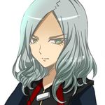  bad_id bad_pixiv_id blue_eyes enekon face inazuma_eleven_(series) inazuma_eleven_go inazuma_eleven_go_chrono_stone long_hair male_focus simple_background solo upper_body vanfeny_vamp white_background yellow_eyes 