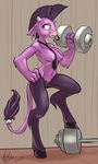  atryl breasts crossgender female friendship_is_magic iron_will_(mlp) minotaur mohawk muscles my_little_pony nipples solo 