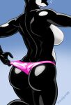 anthro big_breasts big_butt breasts butt cetacean clothing dc_comics dolphin female mammal marine oceanic_dolphin orca orca_(dc) panties partial_nude partial_nudity pink_clothing pink_panties pink_underwear solo thick_thighs toothed_whale transient001 underwear wide_hips