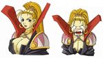  angry blonde_hair blush earrings fangs jewelry long_hair marjoly marl_kingdom ponytail rhapsody ryoji_(nomura_ryouji) witch 