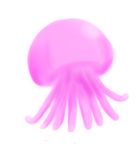  bad_pixiv_id jellyfish kyouran_kazoku_nikki lococo lowres midarezaki_gekka no_humans pink 