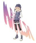  ankle_boots bad_id bad_pixiv_id beanie blonde_hair boots casual contemporary digital_media_player hat ipod kirisame_marisa solo touhou yonyon 