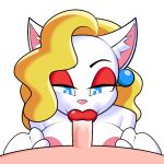 1:1 animated anthro big_breasts blonde_hair blowjob_face blue_eyes bodily_fluids breasts cheek_bulge cum cum_in_mouth cum_inside domestic_cat drinking drinking_cum duo ear_piercing ear_ring ejaculation eyeshadow faceless_character faceless_male felid feline felis fellatio female first_person_view fur genital_fluids genitals hair human inner_ear_fluff lips lipstick long_hair looking_at_viewer loop makeup male male/female male_pov mammal nipples oral penile penis piercing pink_nipples pink_nose puffed_cheeks red_eyeshadow red_lips red_lipstick ring_piercing saliva saliva_on_penis sex stepford_(stepford) thick_lips tuft unknown_artist white_body white_fur