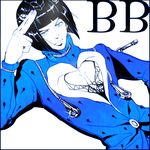  black_hair bloom blue_eyes bob_cut bruno_buccellati jojo_no_kimyou_na_bouken kumegumi male_focus solo 