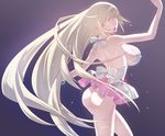  akutagawa_manbou ass bakemonogatari bare_back blonde_hair bottomless breasts fangs huge_breasts kiss-shot_acerola-orion_heart-under-blade long_hair monogatari_(series) sideboob solo very_long_hair yellow_eyes 