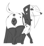 101_dalmatian_street 101_dalmatians absurd_res anatomically_correct anatomically_correct_genitalia anatomically_correct_vulva animal_genitalia animal_vulva anus black_clothing black_ears black_footwear black_nose black_socks black_spots canid canine canine_genitalia canine_vulva canis clothing dalmatian delilah_(101_dalmatians) disney domestic_dog fangs female feral floppy_ears footwear fur genitals halbean heterochromatic_ears hi_res mammal snake_eyes socks solo spots teeth vampire_costume vulva white_body white_fur white_spots