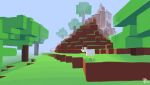 2024 among_us avian beak bigcozyorca bird chicken dirt dirt_block feral first_person_view fog galliform grass_block herobrine_sighting hi_res innersloth microsoft minecraft mojang phasianid plant signature tree tree_trunk xbox_game_studios zero_pictured