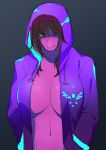  2019 anthro big_breasts breasts clothed clothing deltarune digital_media_(artwork) female freckles hair mammal reptile scalie simple_background solo susie_(deltarune) video_games yamame513_(artist) 