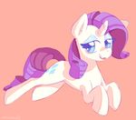  blue_eyes cutie_mark equine eyeshadow female feral friendship_is_magic fur hair half-closed_eyes horn horse makeup mammal mewball my_little_pony navel pony purple_hair rarity_(mlp) smile solo unicorn white_fur 