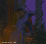  1boy 1girl absurdres artist_name balcony blonde_hair closed_eyes commentary couple curtains earrings english_commentary english_text feet_out_of_frame hand_on_another's_back hetero highres jewelry kiss leaf leaving link long_hair military_uniform night nightgown pointy_ears princess_zelda pyonteo royal_guard_set_(zelda) sidelocks sky star_(sky) starry_sky the_legend_of_zelda the_legend_of_zelda:_breath_of_the_wild the_legend_of_zelda:_tears_of_the_kingdom white_nightgown 