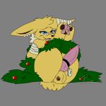 1:1 absurd_res bandage bandage_on_face bandage_on_nose bandaged_arm bandaged_ear big_butt big_penis blue_eyes butt christmas ear_piercing eeveelution eye_scar facial_scar feral flat_colors footprint generation_1_pokemon genitals gift_tag hi_res holidays jolteon lying male markings multicolored_pawpads nintendo on_back onex_volts pawpads pawprint pawprint_(marking) paws penis piercing pokemon pokemon_(species) presenting presenting_penis prisspaws scar seductive solo wrapped_up