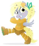  alpha_channel amber_eyes anthro anthrofied blonde_hair derpy_hooves_(mlp) equestria-prevails equine female friendship_is_magic fur grey_fur hair horse looking_at_viewer mammal my_little_pony pegasus pony ponytail shoes skirt smile solo wings 