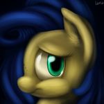  blue_hair equine female friendship_is_magic green_eyes hair horse lamiaaaa long_hair looking_at_viewer mammal milky_way_(character) my_little_pony pony portrait smile solo 