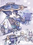  2boys 2girls :p ^^^ ahoge animalization arm_at_side armor belt black_belt black_bodysuit black_cape black_gloves black_hair black_horns blonde_hair blue_flower blue_gem blue_hat blue_jingasa blue_kimono blue_sleeves blue_trim blunt_ends bodysuit bridal_gauntlets bright_pupils brown_bridal_gauntlets brown_eyes cape cat clenched_hand commentary_request covering_own_mouth crossed_bangs dated detached_sleeves diamond_hair_ornament dragon_boy dragon_horns dress durin_(genshin_impact) eyeliner fingerless_gloves flower furisode gem genshin_impact gloves gold gold_halo gold_ring gurumin_(gurruguru) hair_between_eyes hair_flower hair_ornament halo halterneck hand_over_own_mouth hand_up hat heart horns japanese_armor japanese_clothes jingasa juban kimono kote kurokote layered_sleeves light_blush looking_at_another lumine_(genshin_impact) makeup mandarin_collar mechanical_halo middle_ring multicolored_hair multiple_boys multiple_girls one_eye_closed open_clothes open_kimono paimon_(genshin_impact) paw_pose paw_print person_and_animalization pom_pom_(clothes) purple_background purple_cape purple_cat purple_eyes purple_hair purple_rope red_eyeliner red_eyes romper rope scaramouche_(cat)_(genshin_impact) scaramouche_(genshin_impact) short_hair short_hair_with_long_locks short_sleeves shoulder_peek side_cape sidelocks streaked_hair tongue tongue_out translation_request trembling tsurime vambraces wanderer_(genshin_impact) watermark white_dress white_gloves white_hair white_kimono white_pupils white_romper white_sleeves 