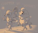 2026 2_toes 3_fingers 3_toes 4_fingers anthro backpack barefoot belt bodily_fluids bottomwear bovid bug_net canid canine caprine charlie_(weaver) clothed clothed_anthro clothing corsac_fox denim denim_bottomwear denim_clothing digital_drawing_(artwork) digital_media_(artwork) duo emanata english_text eyes_closed feet female fingers fox fully_clothed fully_clothed_anthro fur gesture grass hand_gesture head_tuft holding_bag hoof_hands hooves horizontal_pupils jeans male mammal momocat monochrome motion_lines night pack_street pants paper_bag plant plastic_container pupils remmy_cormo sheep sidewalk street_lamp sweat sweat_emanata sweatdrop sweater tail text toes topwear true_fox tuft turtleneck walking watermark wool_(fur)