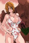  1boy 1girl bikini bleach breasts matsumoto_rangiku maxi penis swimsuit 