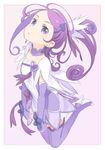  :o boots bow choker cure_sword detached_sleeves dokidoki!_precure earrings hair_ornament hairpin high_heels jewelry kenzaki_makoto kuroboshi_kouhaku long_hair magical_girl ponytail precure purple purple_choker purple_eyes purple_footwear purple_hair purple_skirt ribbon skirt solo spade_(shape) spade_hair_ornament thigh_boots thighhighs 