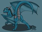 balls butt dragon feral invalid_color male penis precum presenting presenting_hindquarters solo wings wyld wyldfire wyldfire7 