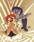 2026 anthro areola blush bottomwear bovid breasts caprine clothed clothing digital_media_(artwork) duo electric_guitar feet female fingers footwear fur genitals grey_body guitar hair half-closed_eyes hi_res holding_guitar holding_musical_instrument holding_object horn lammy_lamb looking_at_another mammal masturbation musical_instrument narrowed_eyes navel nipples nude open_mouth pants parappa_the_rapper playing_guitar playing_music plucked_string_instrument pubes rammy_lamb red_hair sheep shoes simple_background sitting smile sony_corporation sony_interactive_entertainment standing string_instrument teeth toes topless topless_anthro topless_female tvma um_jammer_lammy vaginal vaginal_masturbation vulva